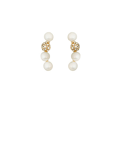 Pearl Bar Earrings