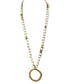 Circle Wood Beaded Necklace