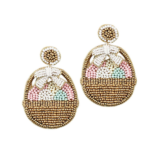 Easter Basket Earrings
