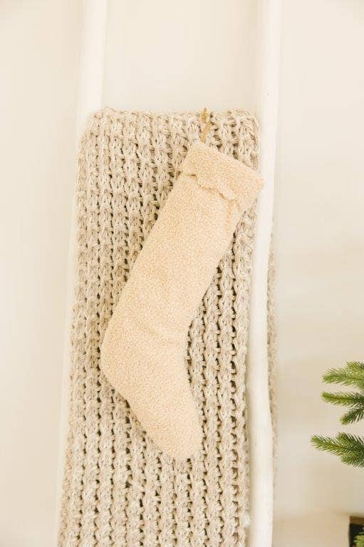 Fuzzy Oatmeal Stocking